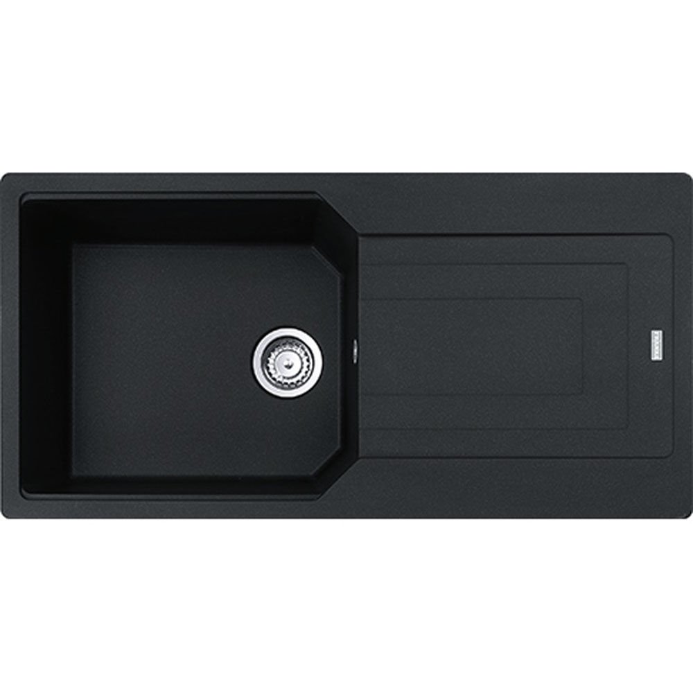 Franke Urban Ubg 611-100 Nero Tek Gözlü Damlalıklı Granit Eviye