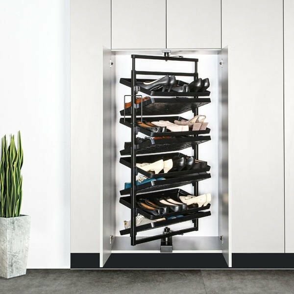 Hafele Ayakkabılık 8 Katlı Magic III 1360-1560mm Mat Beyaz