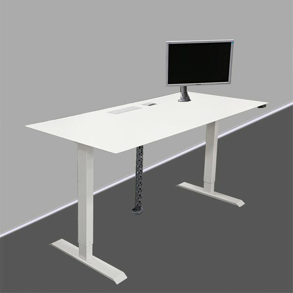 Hafele Atlas Single Elektrikli Masa Donanımı, Beyaz Renk