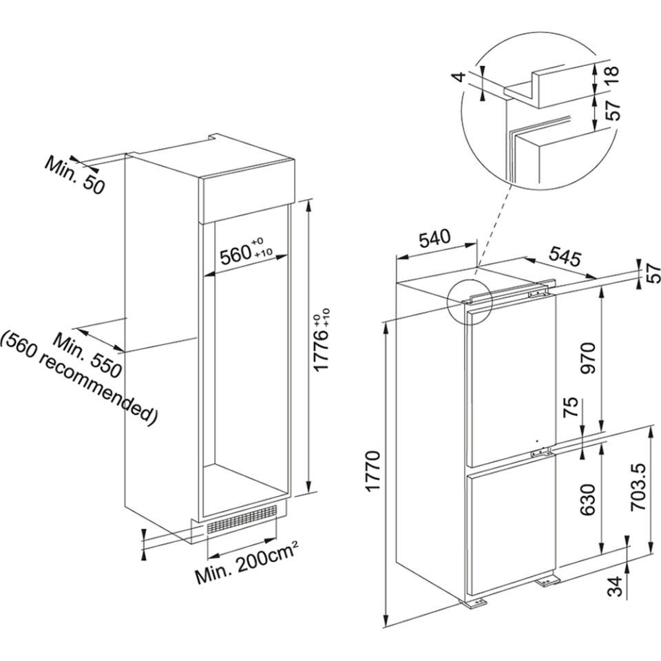 Franke Fcb 320 Ne F Ankastre Buzdolabı