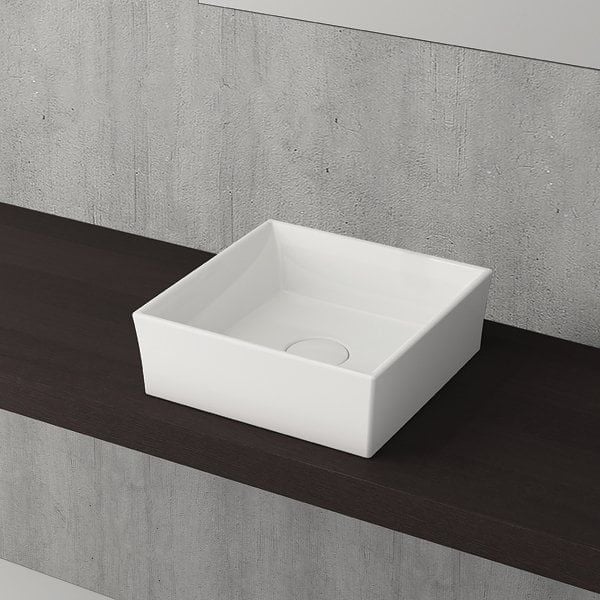 Hafele Banyo Lavabosu Bonita S II 380X380mm Parlak Beyaz Renk