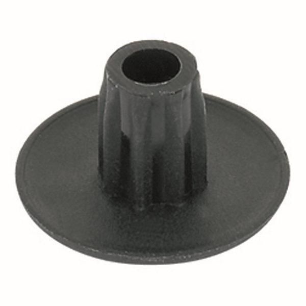 Hafele Baza Ayağı İçin Tapa 18mm, Siyah Renk