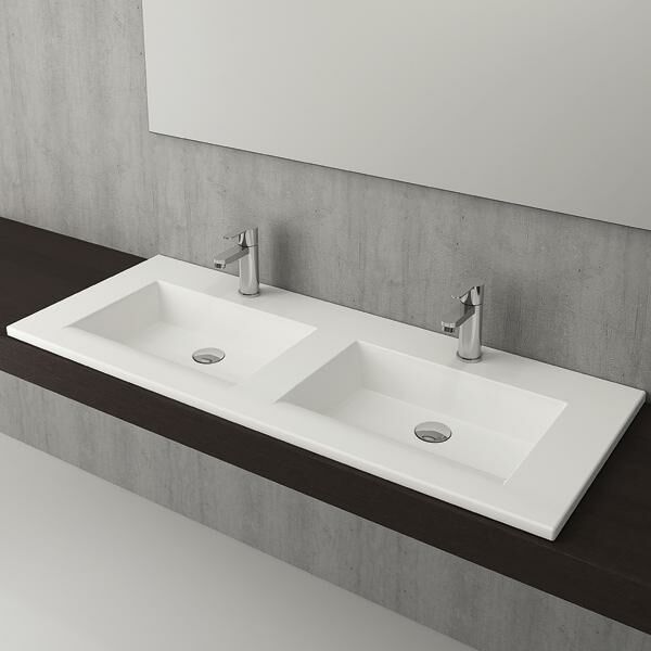 Hafele Banyo Lavabosu Tierra 120 1220x475mm Parlak Beyaz Renk