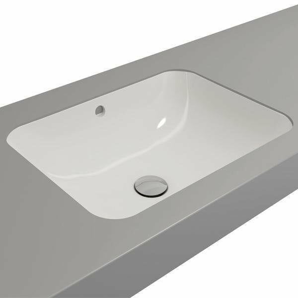 Hafele Banyo Lavabosu Lorna 550x410mm Parlak Beyaz Renk