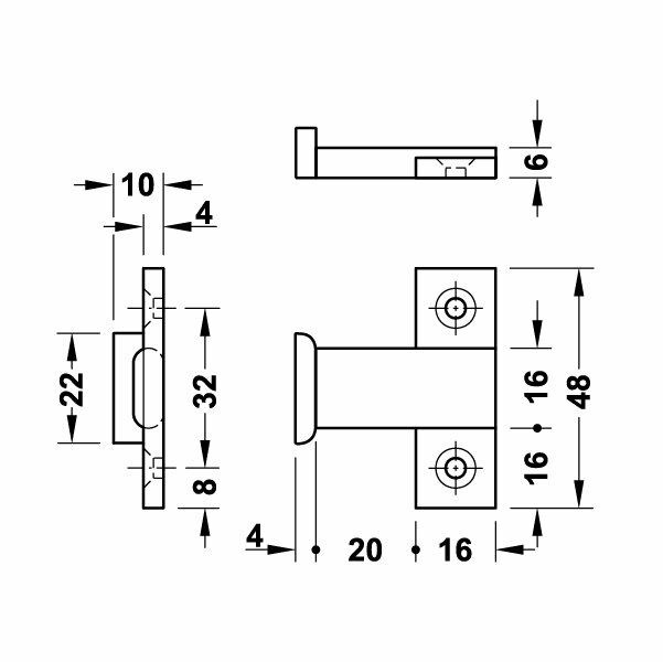 Hafele Keku Kenarlı Panel Bileşeni (10 Adet)