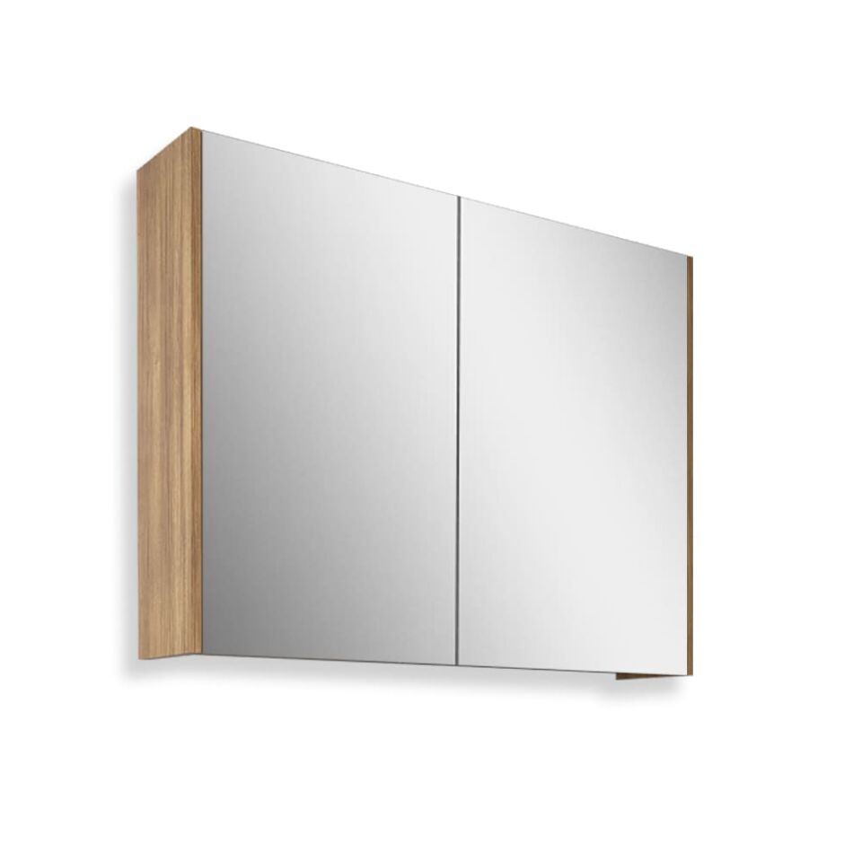 Teta Home Mersin 80CM Banyo Aynalı Üst Dolap