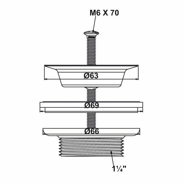 Hafele Lavabo süzgeç gider, paslanmaz çelik