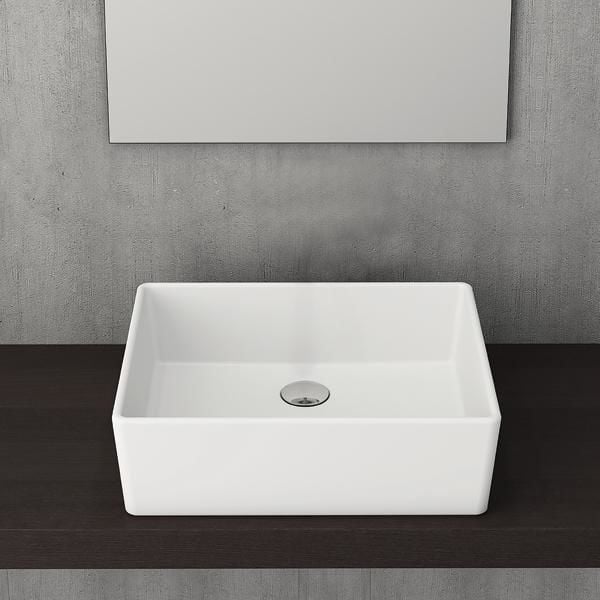 Hafele Banyo Lavabosu Dora 500x400mm Parlak Beyaz Renk