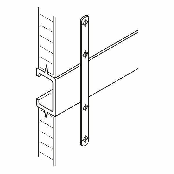Hafele Montaj Plakası Galvaniz 230X20Mm