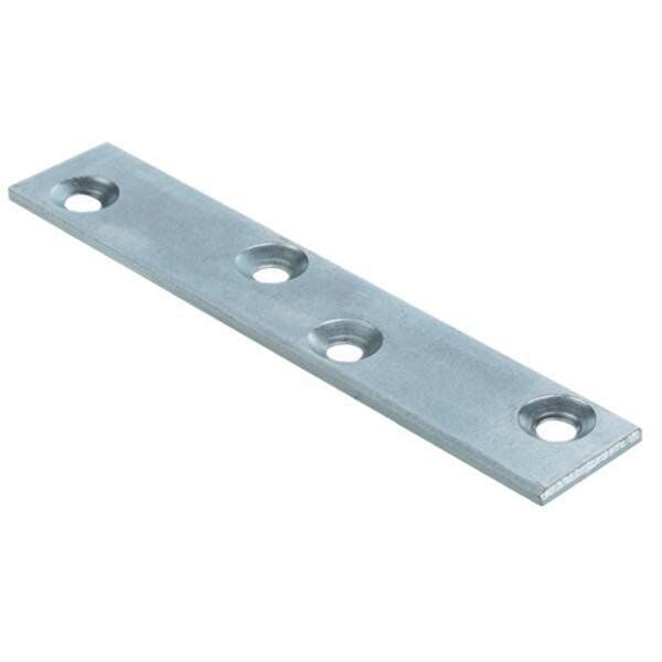 Hafele Bağlantı Plakası 80x15mm, Galvaniz Renk (50 Adet)