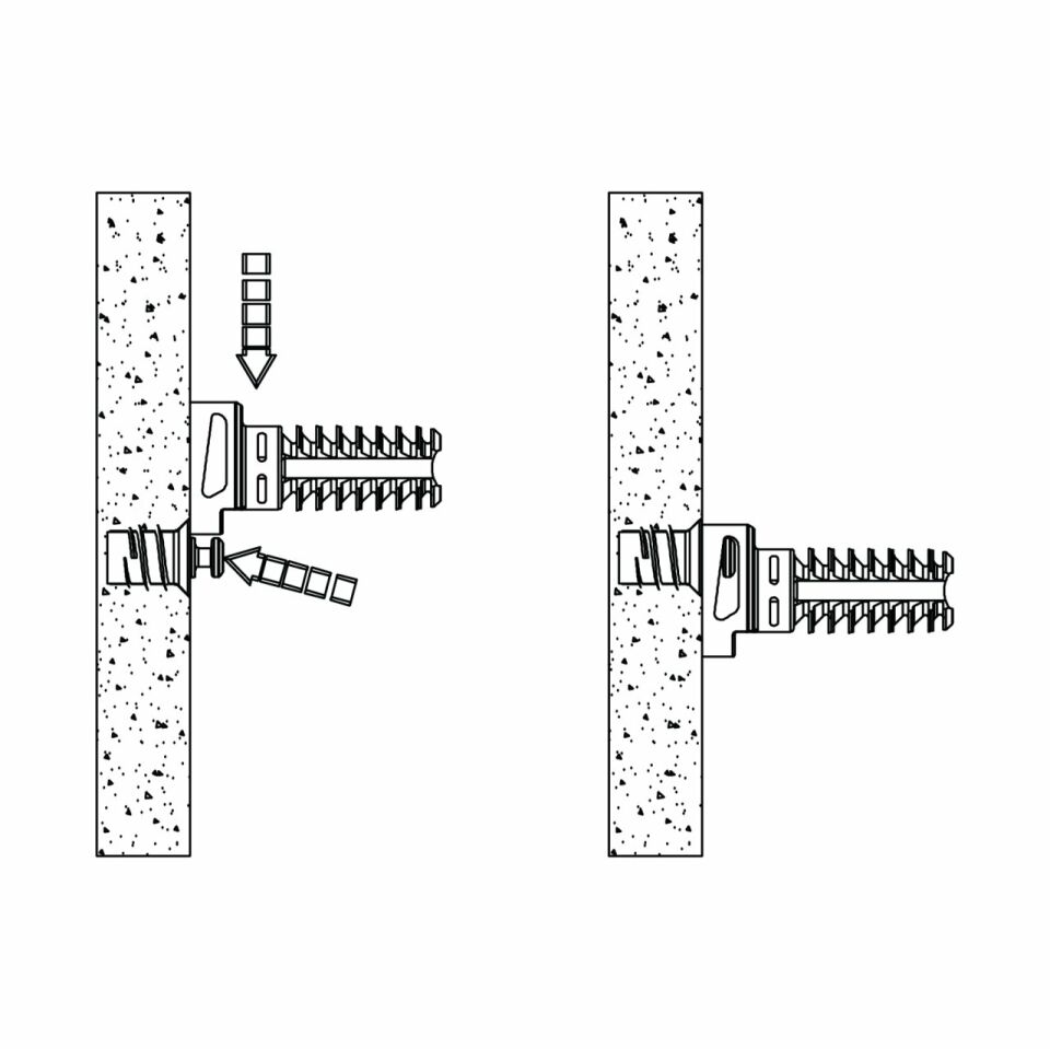 Hafele FLY Yaylı Mil Bastırılarak Ø 5mm