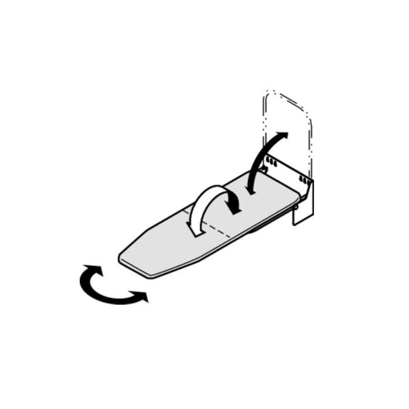Hafele Ironfix Duvar Tipi Kapaksız Ütü Masası