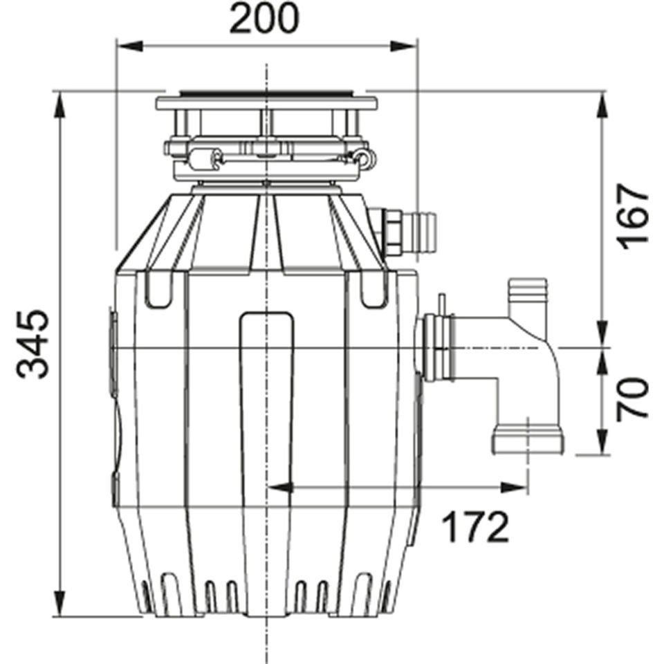 Franke Te-52 Çöp Öğütücü