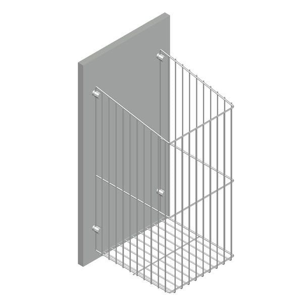 Hafele Çamaşır Sepeti Boxy 430cm Parlak Krom Renk