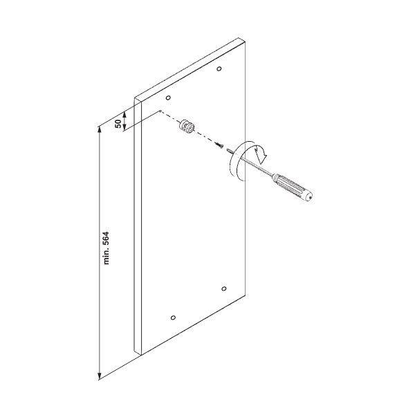 Hafele Çamaşır Sepeti Boxy 430cm Parlak Krom Renk
