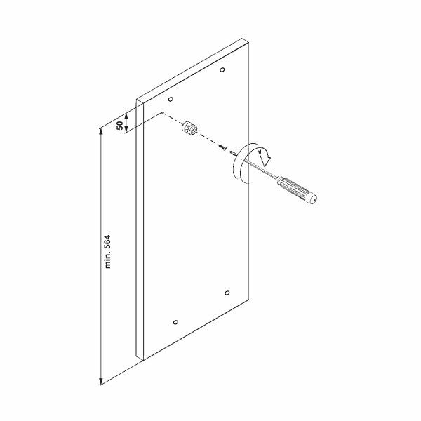 Hafele Çamaşır Sepeti Boxy 330cm Antrasit Renk