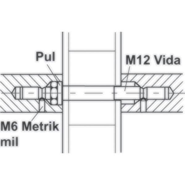 Hafele Bağlantı Elemanı Çift Taraflı 53-57mm