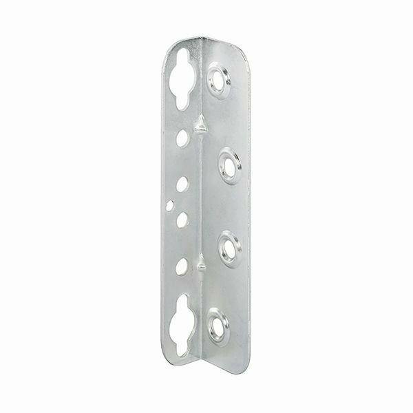 Hafele Çelik Karyola Bağlantı Elemanı 127mm, Krom Kaplama