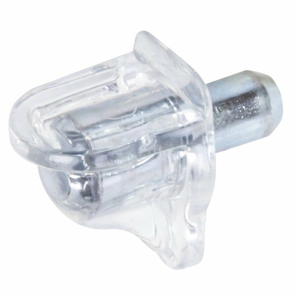 Hafele Raf Pimi Plastik 5mm 80kg (100 Adet), Şeffaf