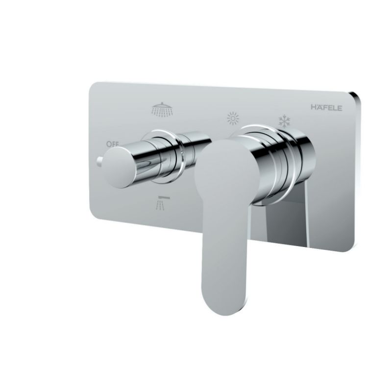 Hafele Sıva Üstü Grubu Fluxo Duo Parlak Krom