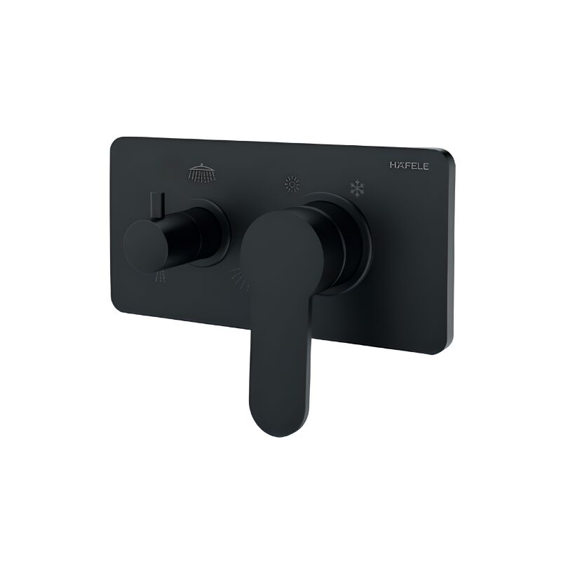 Hafele Sıva Üstü Grubu Fluxo Trio Mat Siyah