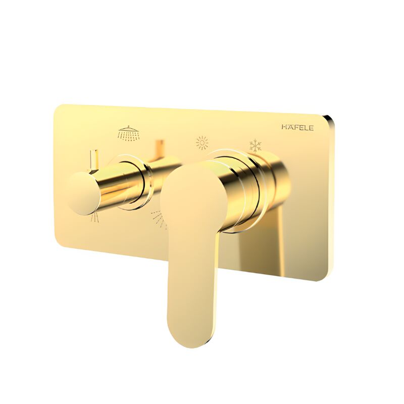 Hafele Sıva Üstü Grubu Fluxo Trio Parlak Altın