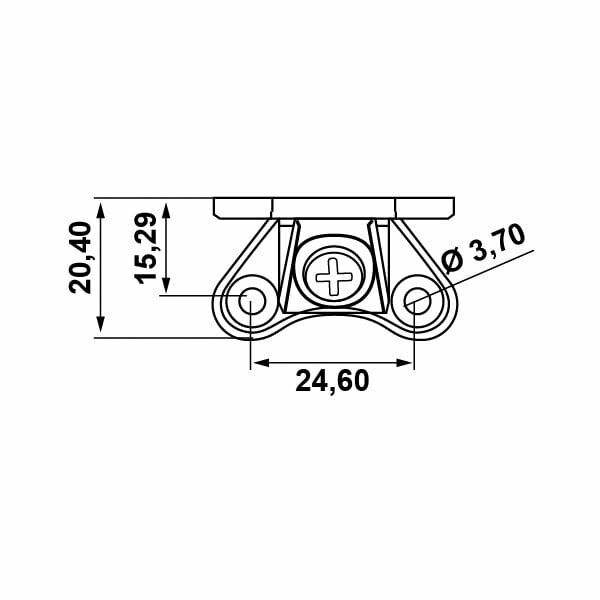 Hafele Kelebek Bağlantısı, Şeffaf