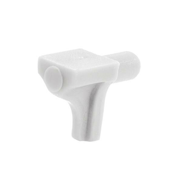 Hafele Raf pimi, plastik, beyaz, 6mm