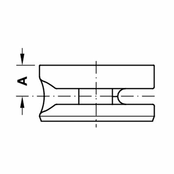 Hafele Maxifix-E Gövde SW6 18mm (10 Adet), Ham
