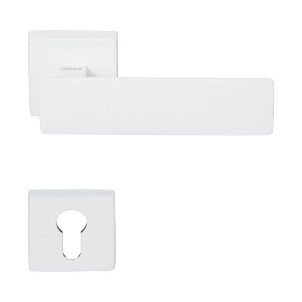 Hafele Kapı Kolu Seti Spring Barelli Mat Beyaz