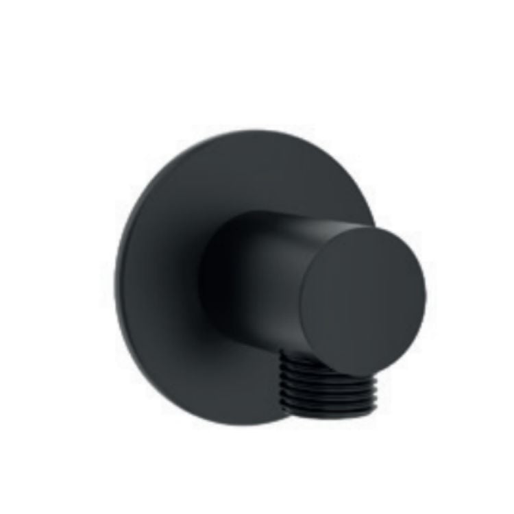 Hafele El Duşu Çıkışı Fluxo Yuvarlak Mat Siyah