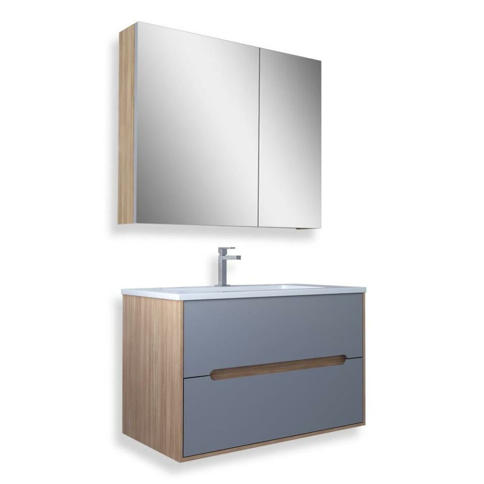 Teta Home Madrid 80 cm Mdf Banyo Dolabı Seti