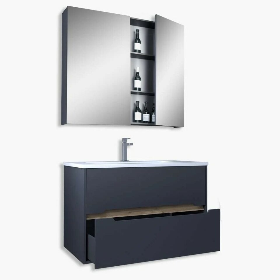 Teta Home Madrid 65 cm Mdf Banyo Dolabı Seti
