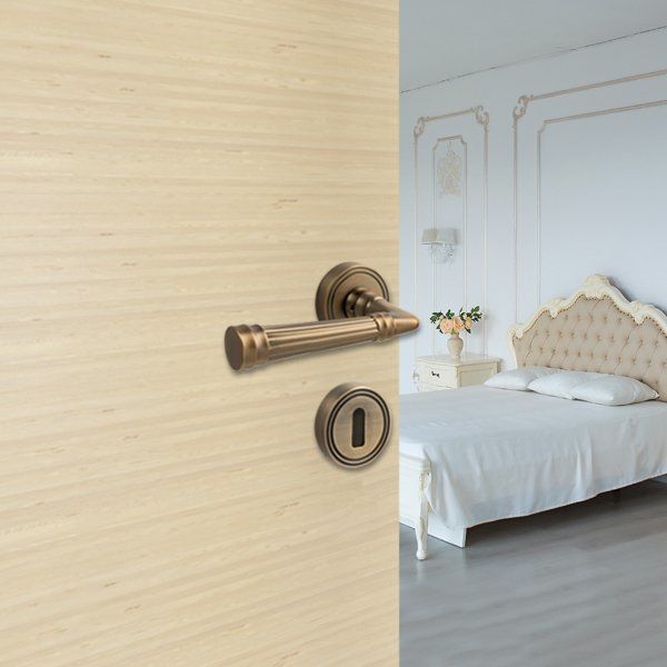 Hafele Kapı Kolu Gain Antik Bronz