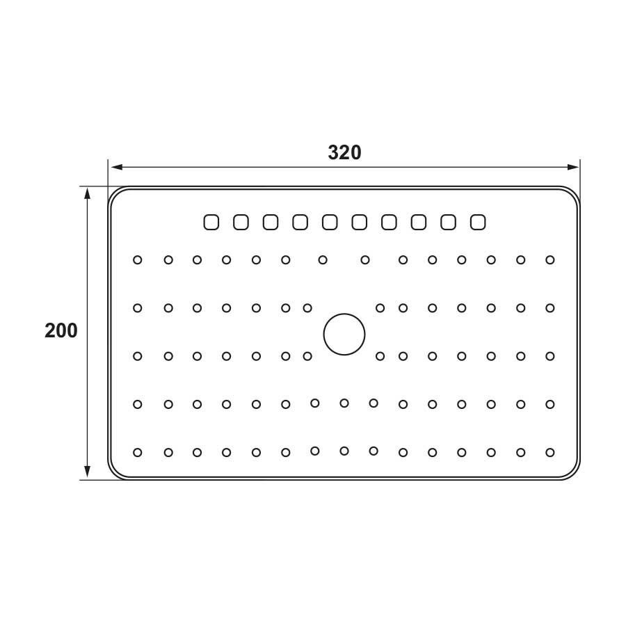 Hafele Tepe Duşu Focus 3 Fonksiyonlu Parlak Krom