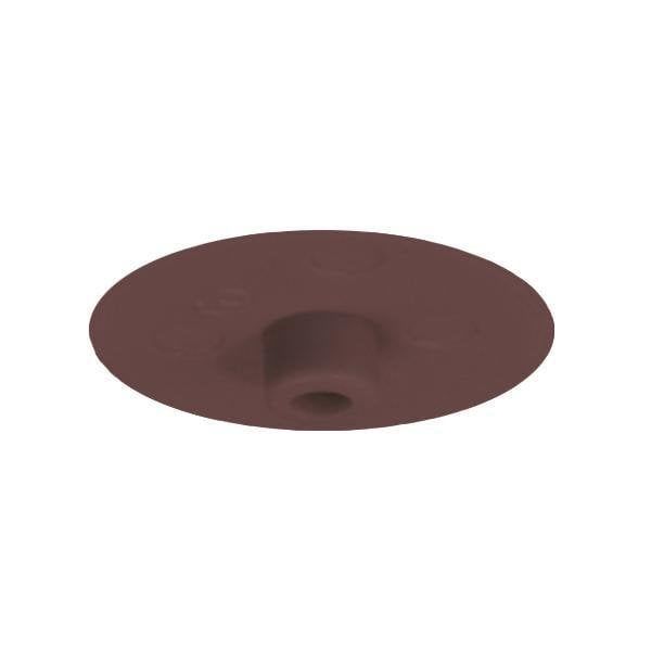 Hafele Minifix Kapak 15 mm (500 Adet), Kahve Renk