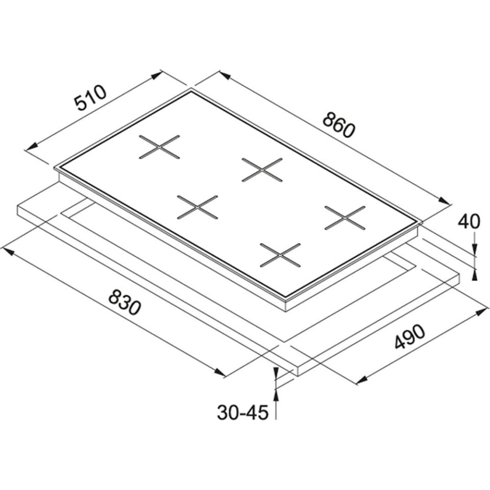 Franke Smart Linear FHNL 905 4G TC XS C Inox Ocak