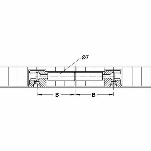 Hafele Minifix Çift Taraflı Mil 34mm (100 Adet)