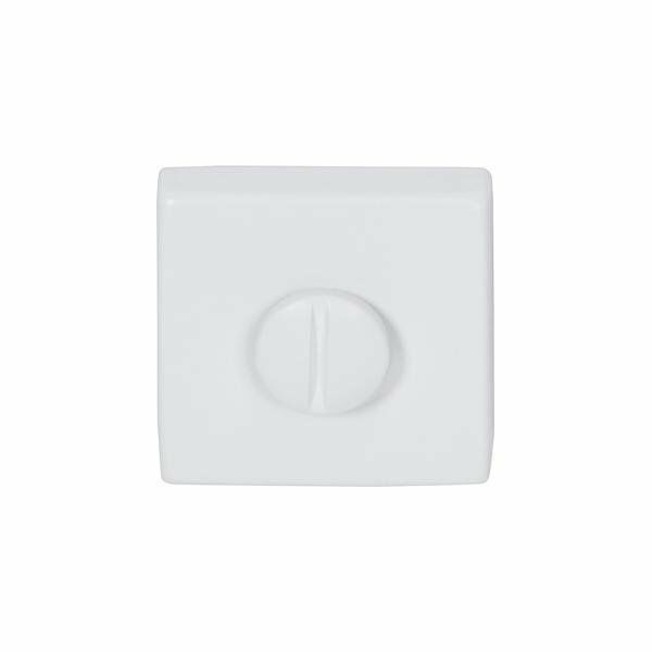 Hafele Kare Wc Kapı Kolu Rozeti 50mm, Beyaz Renk