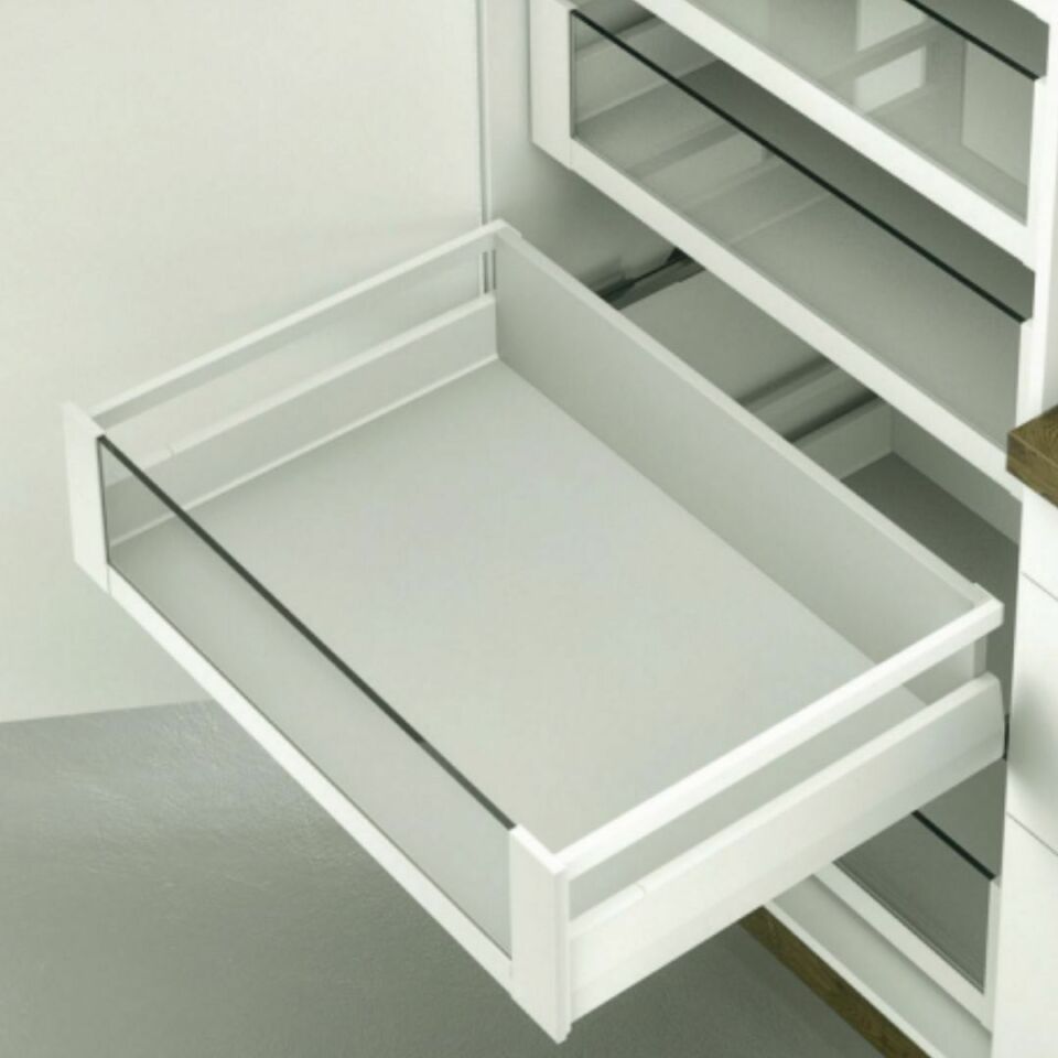 Hafele İç Çekmece Seti 120'lik Modül İçin Kare Bordürlü 50'lik Gri