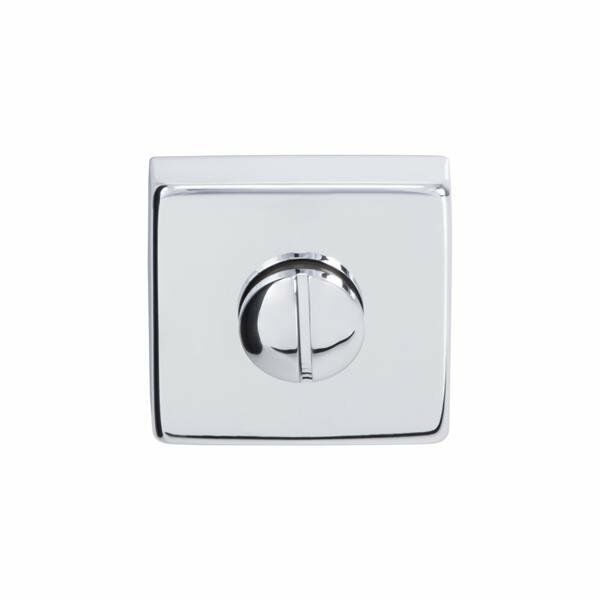 Hafele Kare Wc Kapı Kolu Rozeti 50mm, Parlak Krom Renk