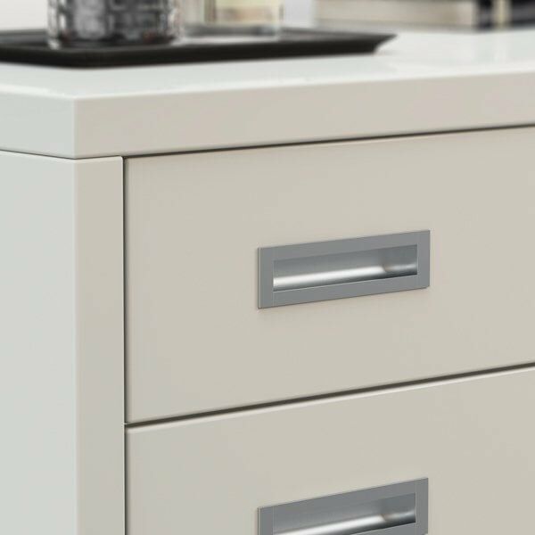 Hafele Gömme Kulp Toby 128mm Mat Krom