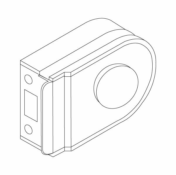 Hafele Nova Cam Kapı Karşılık Mat Krom Renk