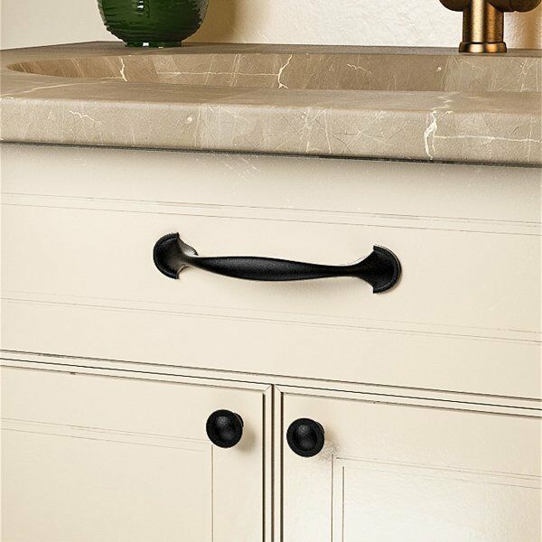 Hafele Düğme Kulp Roy Mat Siyah