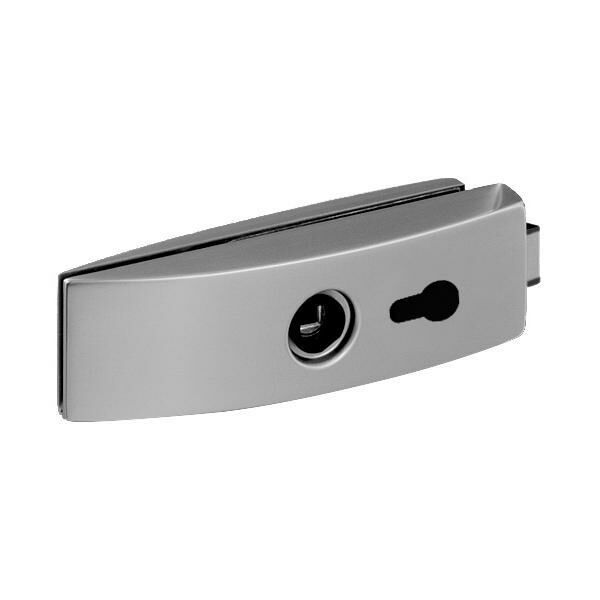 Hafele GLASS LINE Cam kapı kilidi PC p.çel.mat