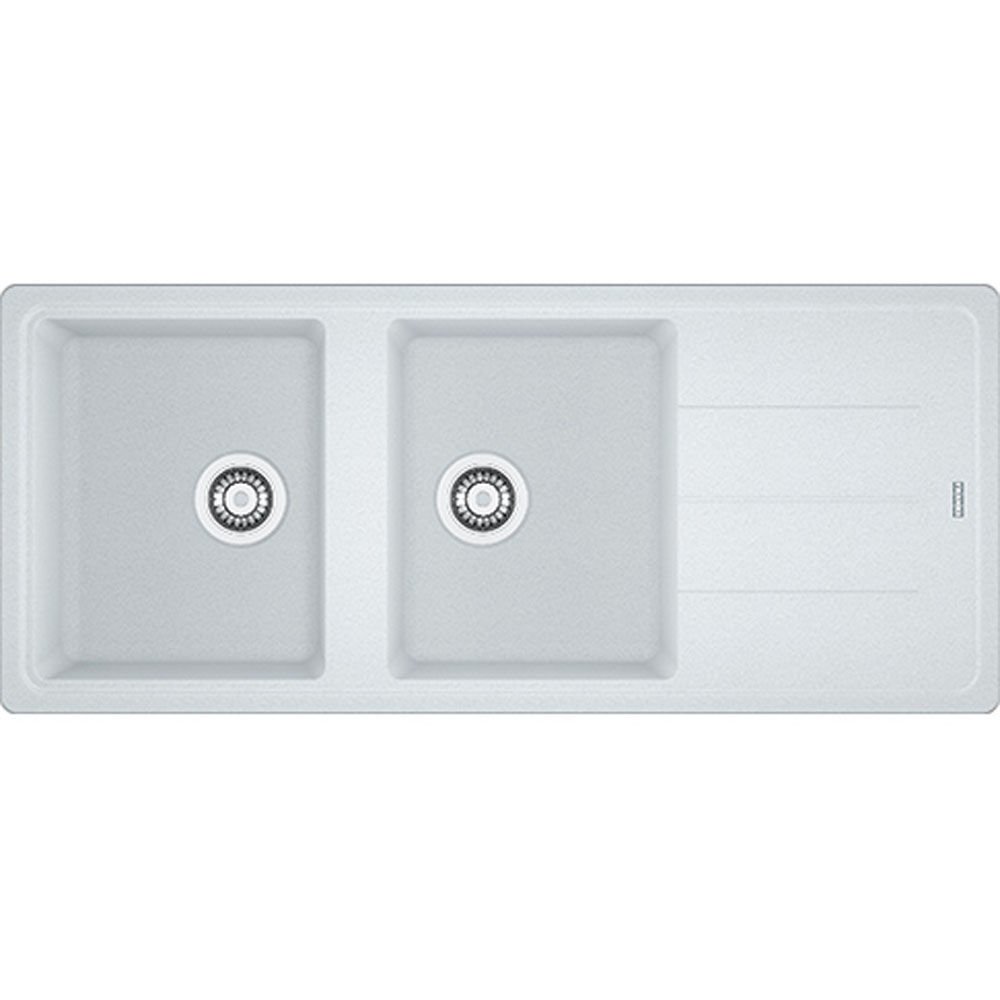 Franke Basis Bfg 621 Bianco 2 Gözlü Sağ-Sol Damlalıklı Granit Evye