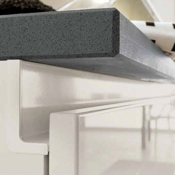 Hafele Profil Kulp Striata-L 4000mm Parlak Krom