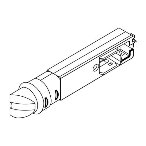 Hafele Alüminyum Çerçeveli Cam Kapı Dili 80mm