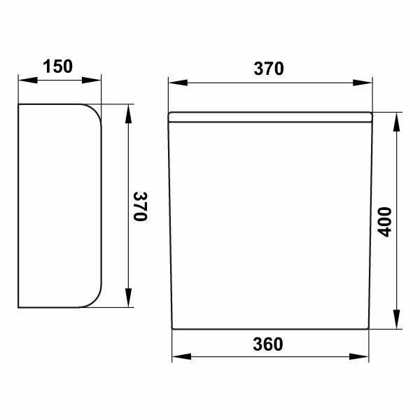 Hafele Pisuvar Pota Parlak Beyaz Renk