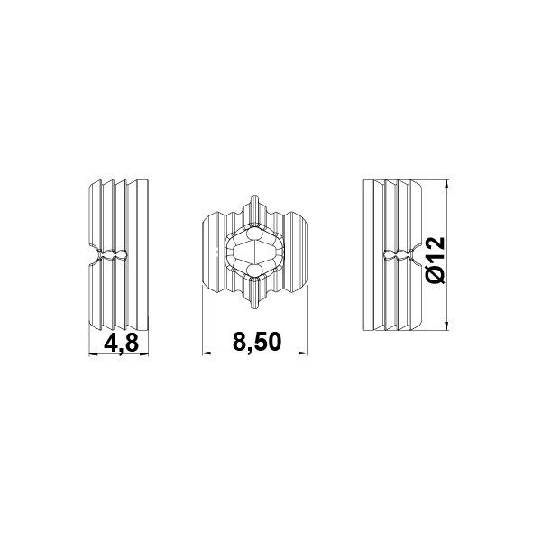 Hafele Rıng Dübel Bağlantı Dişi Parça